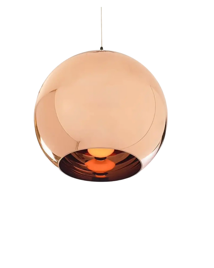 Copper Round LED Pendant Ø45 Copper - Tom Dixon - Indiga Furniture & Interiors
