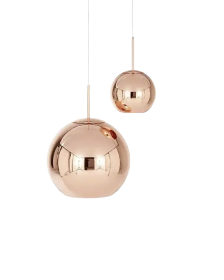 Copper Round LED Pendant Ø45 Copper - Tom Dixon - Indiga Furniture & Interiors