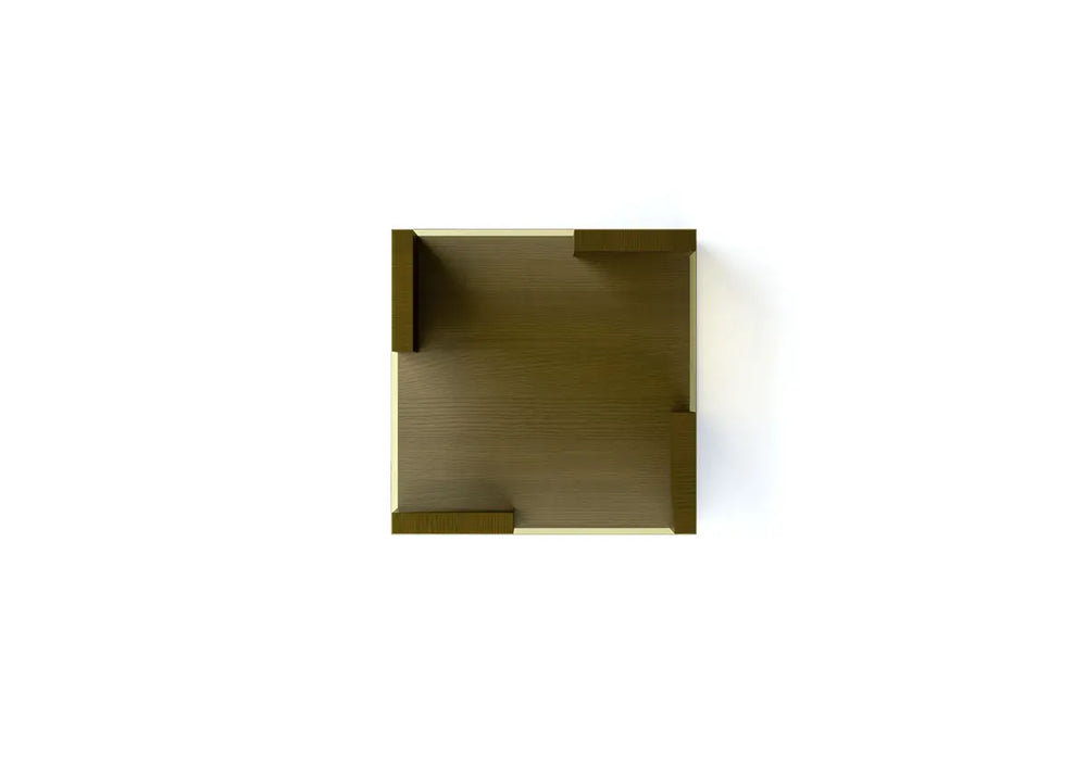 Quattropietre Wood Coffee Table by Amura