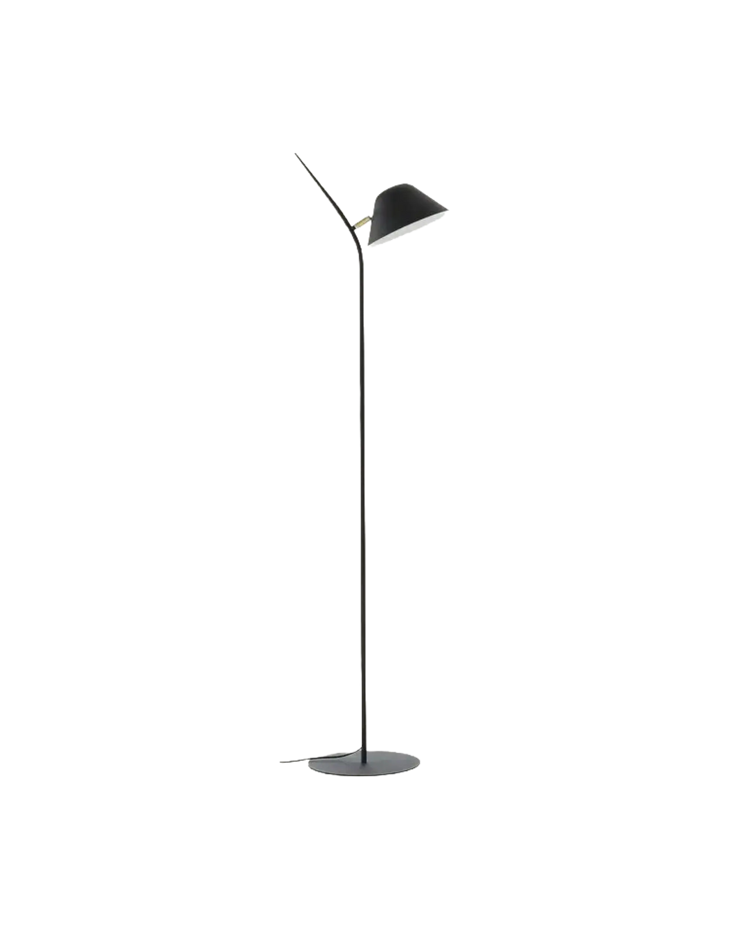Aurelia floor lamp in steel with black finish - Kavehome Kave Home
