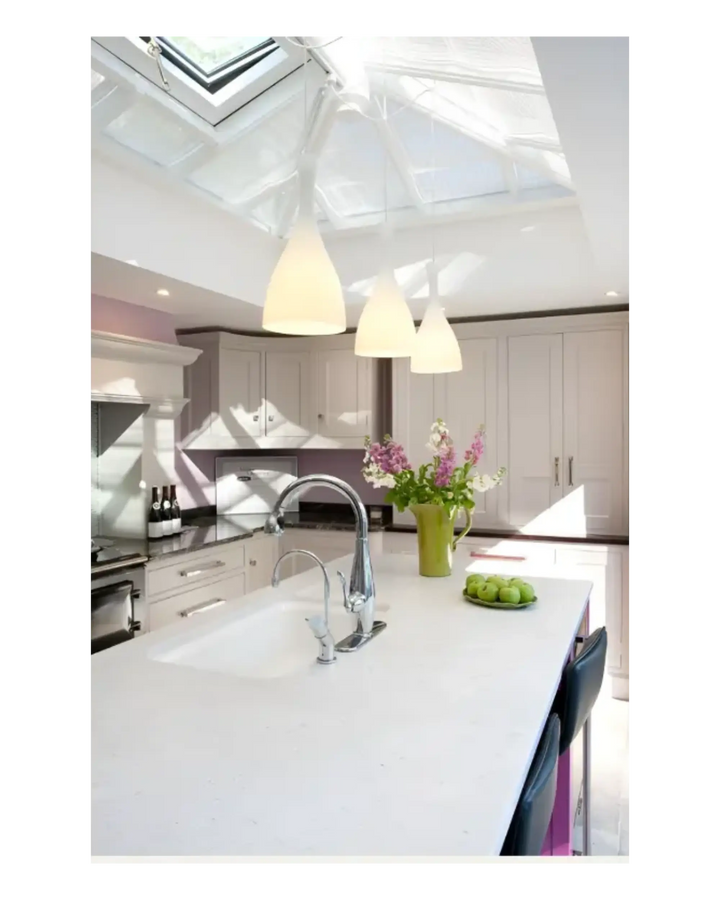 Dar Tone Glass Ceiling Pendant Light - Polished Chrome Där Lighting