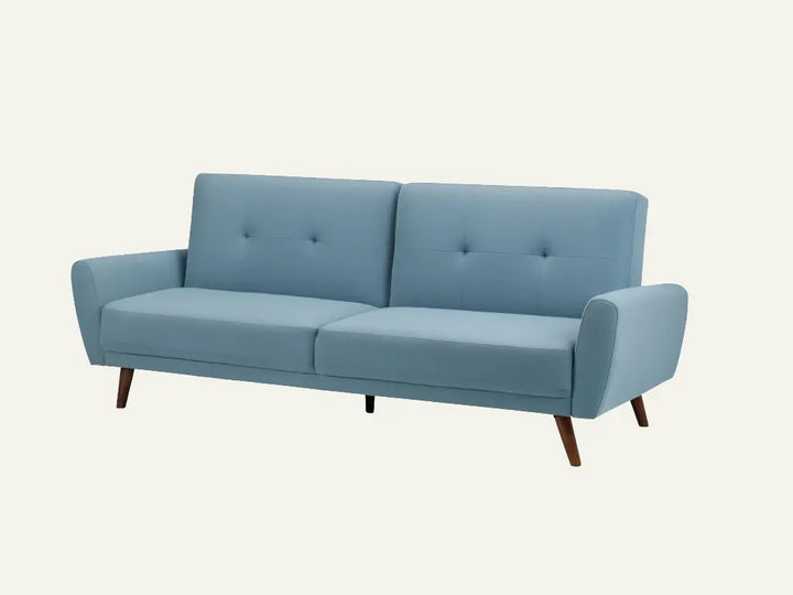 Clic Clac Fabric Sofa Bed in Blue