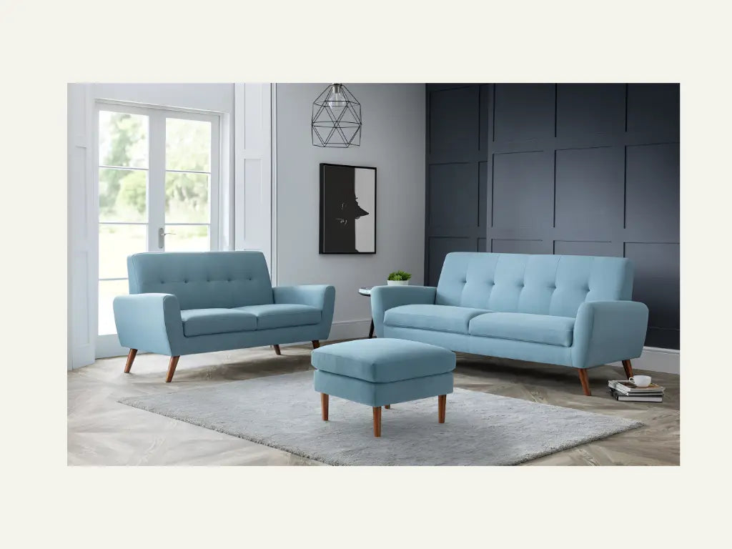 Clic Clac Fabric Sofa Bed Blue