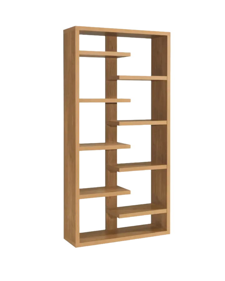 LPD Toronto Oak Effect Bookcase/ Display Unit LPD