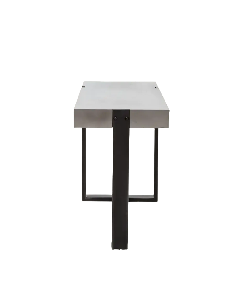 Mercury Concrete + Iron Console Table My Store