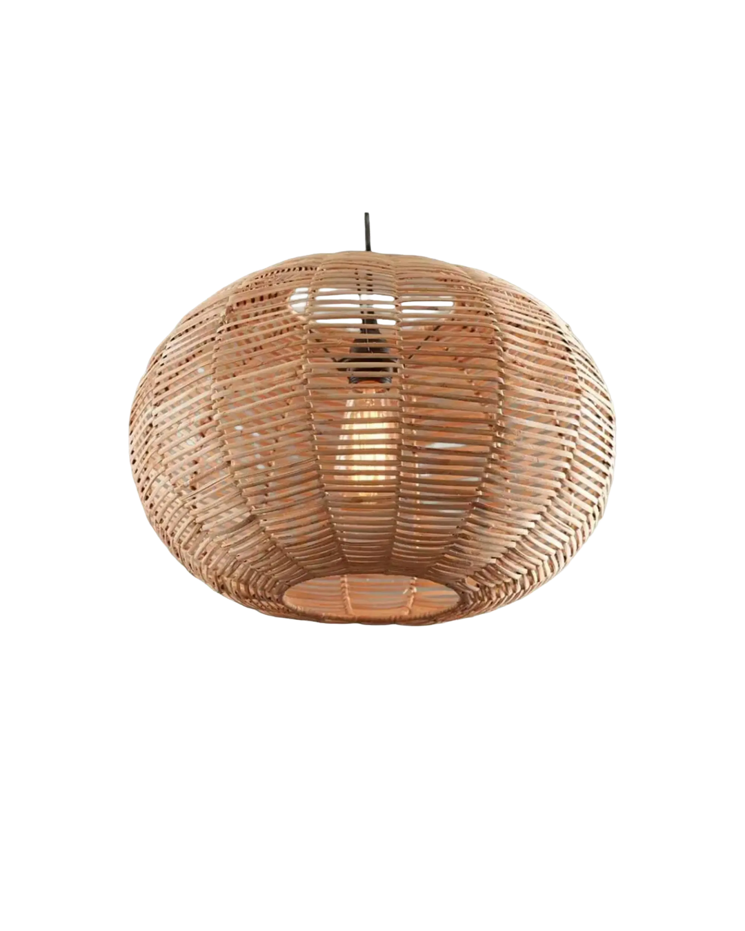 Nkuku Noko Natural Wicker Round Pendant Nkuku