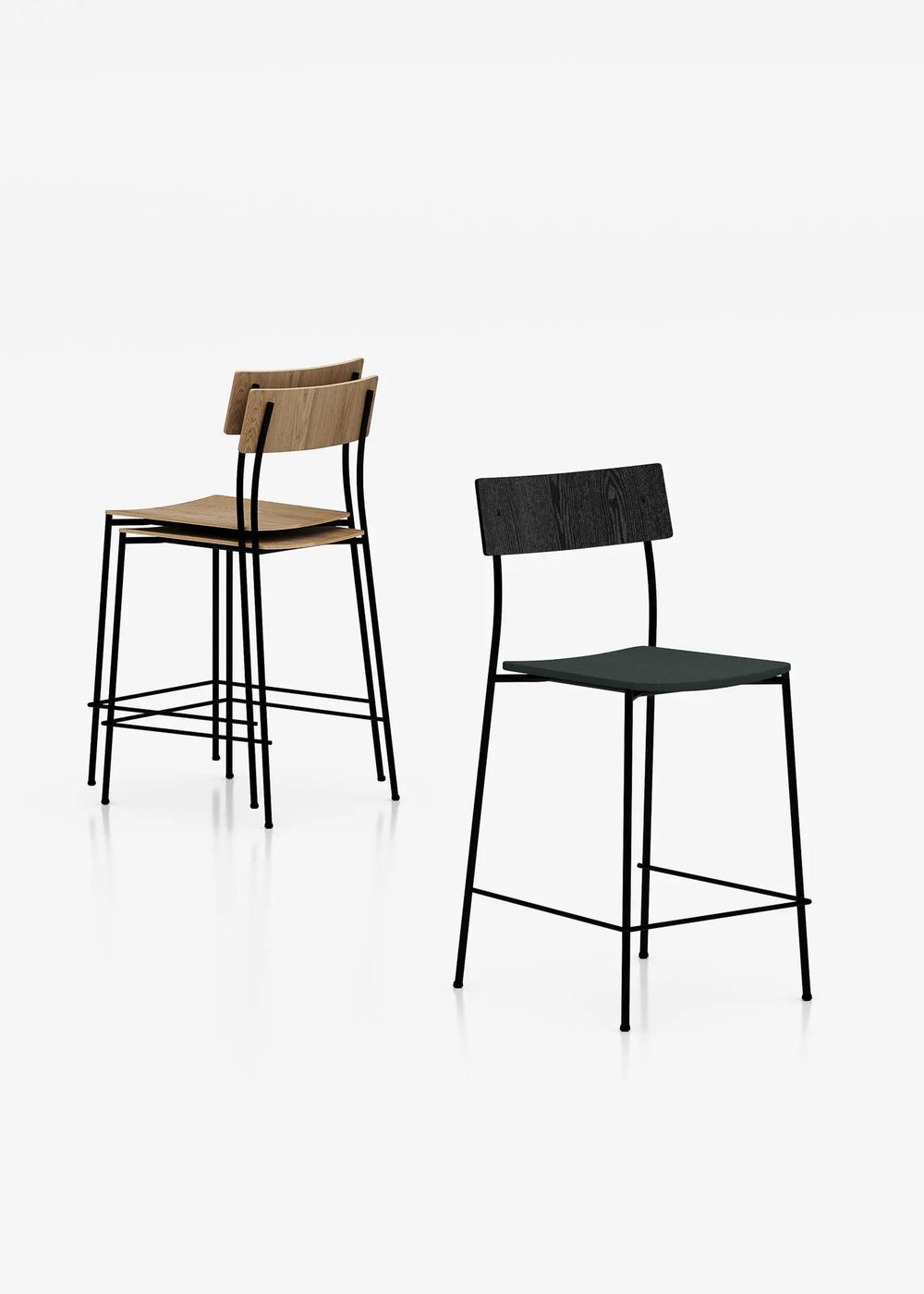 Alex Bistro Stool by Omelette Editions