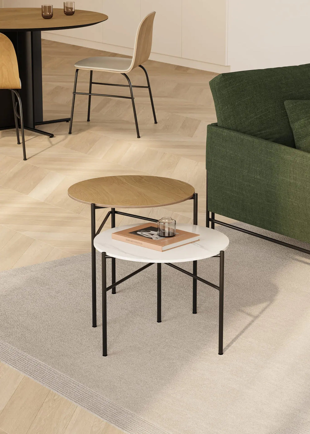 Downtown Side Table by Omelette Editions