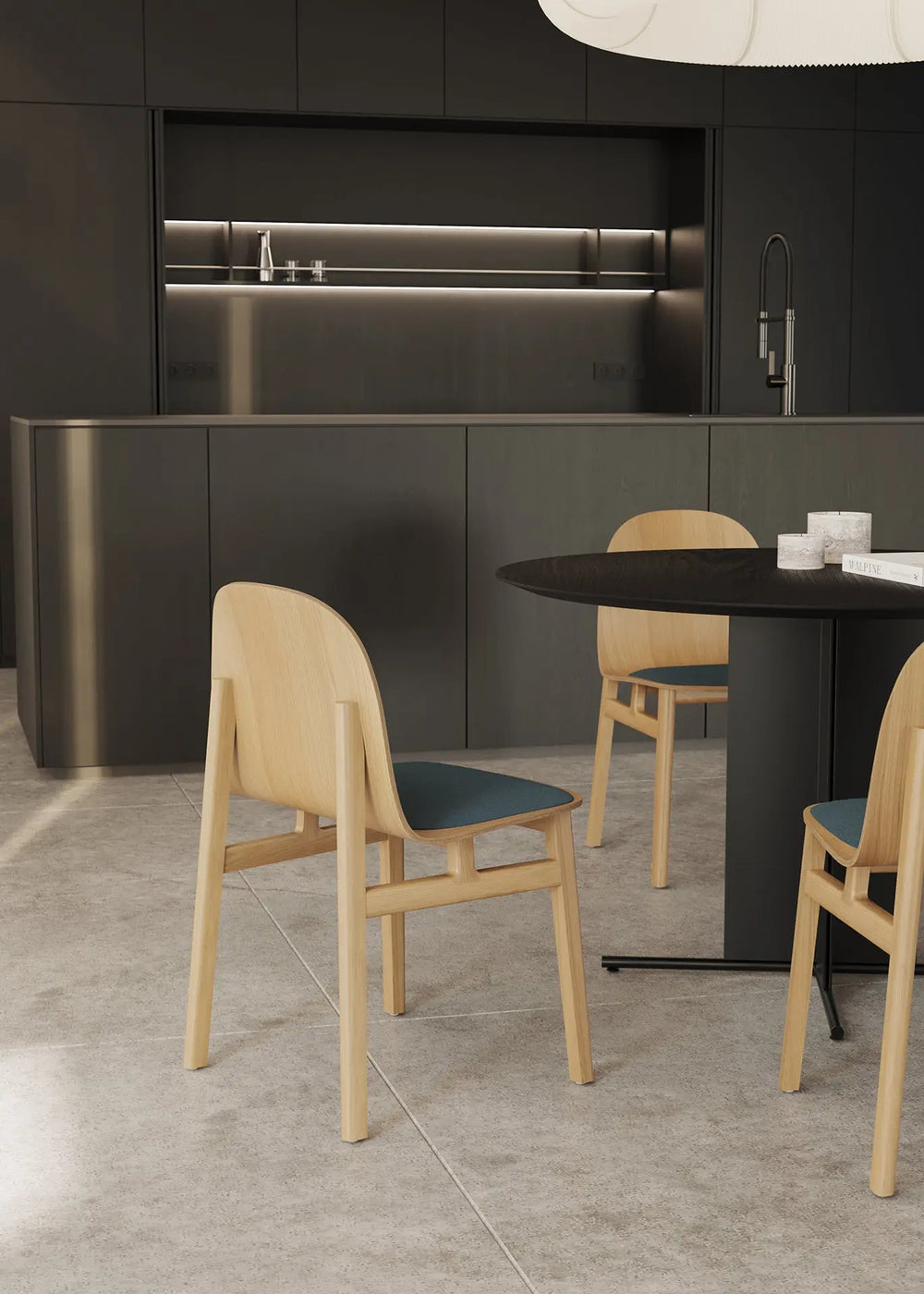 Terra Wood Chair by Omelette Editions