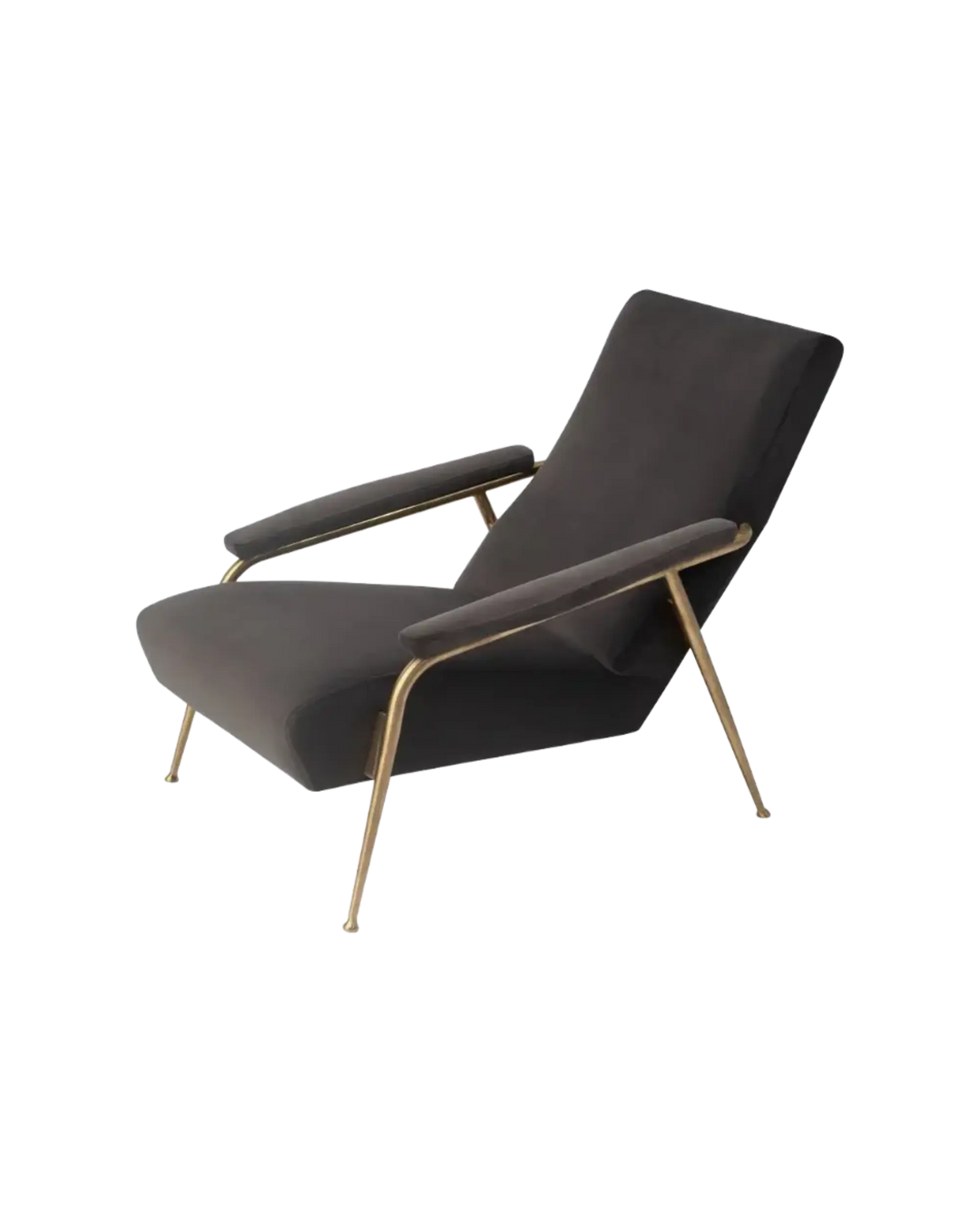 Rex Occasional Chair Chair - Slate Grey Velvet - Indiga Furniture & Interiors