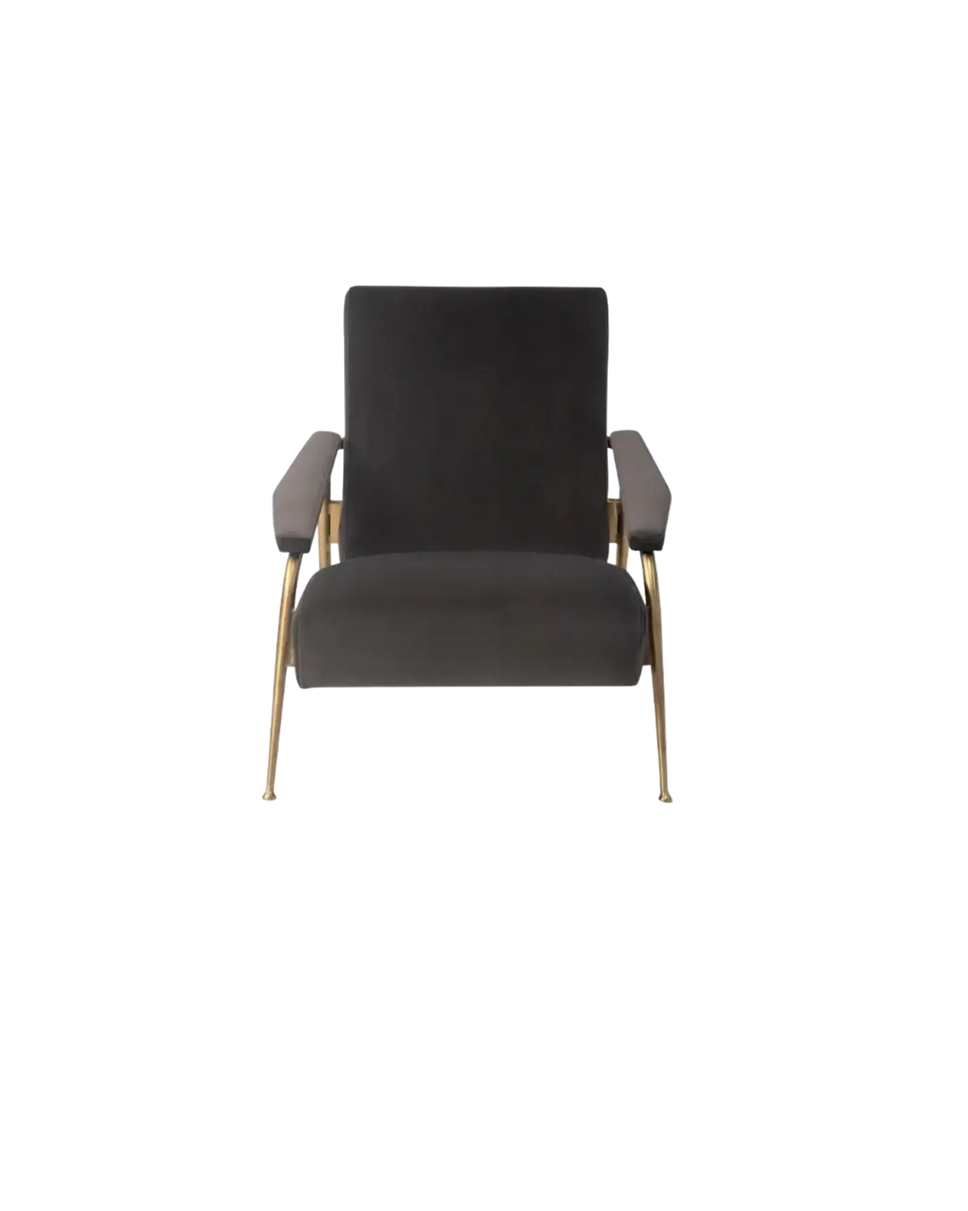 Rex Occasional Chair Chair - Slate Grey Velvet - Indiga Furniture & Interiors