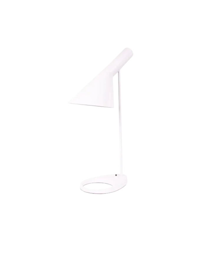 Louis Poulsen AJ Mini Table lamp metal white (1960) / H 43 cm Louis Poulsen