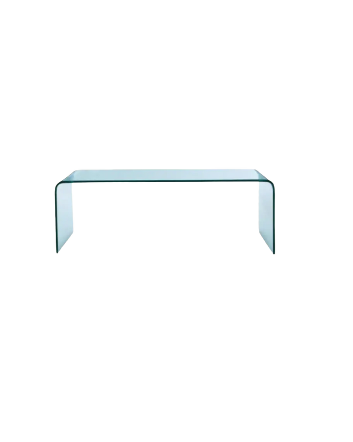 Tangkula Glass Coffee Table