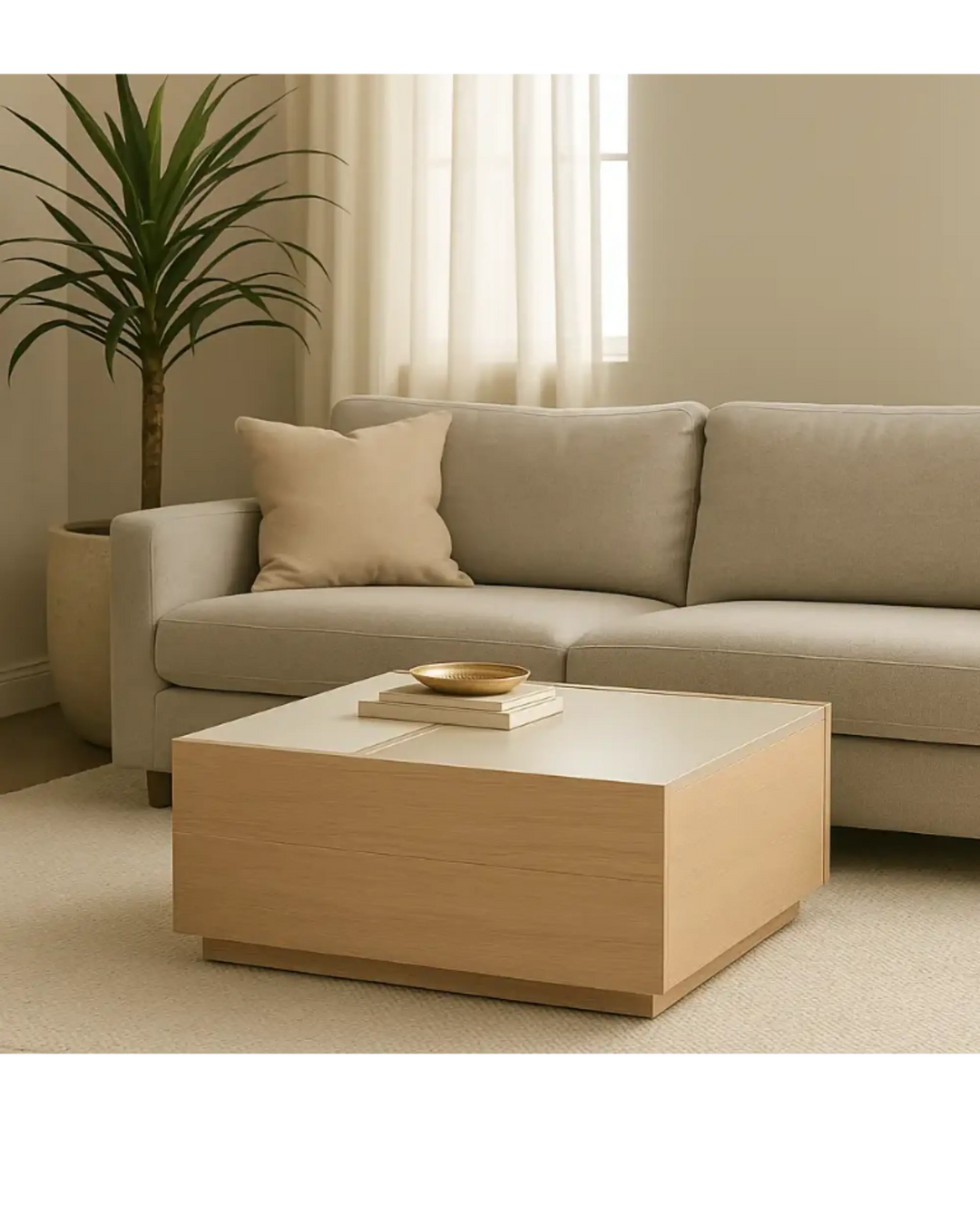 Tema Dann Coffee Table (Multiple Colours) - Indiga Furniture & Interiors