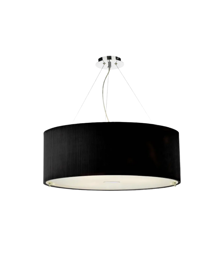 Pendant circular in black