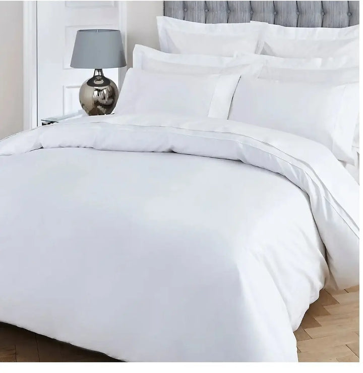 Studio Luxury Percale 100% Combed Cotton Super King Duvet Cover Gallery Home